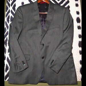 Alfani Charcoal Gray Suit Jacket and Pants Set EUC